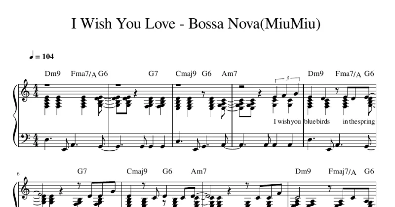 I Wish You Love