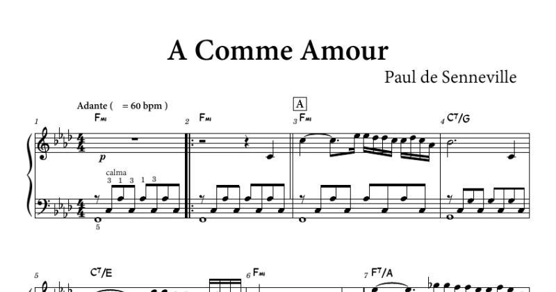 A Comme Amour - Richard Clayderman