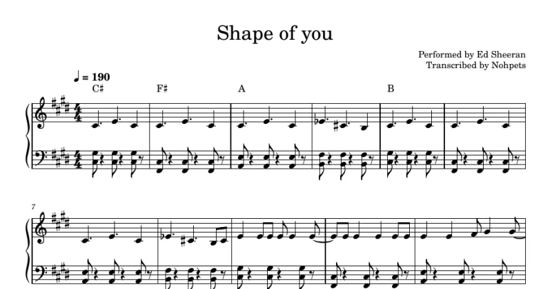 Ed Sheeran-Shape of you