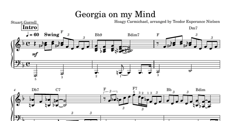 Georgia On My Mind - Hoagy Carmichael