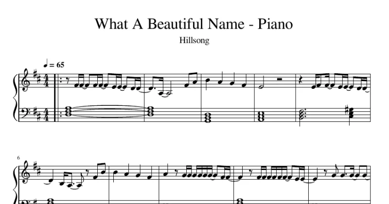 What A Beautiful Name