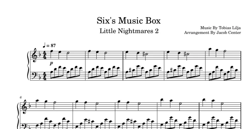 Six's Music Box (Little Nightmares 2)