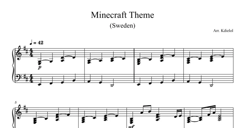 Sweden (Minecraft) - C418
