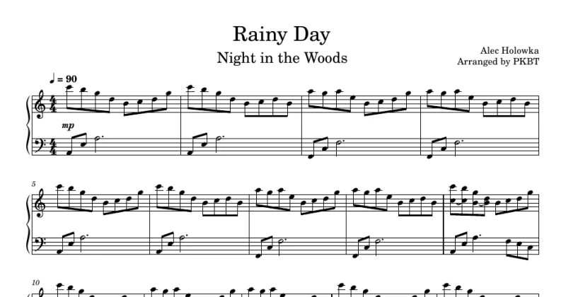 Night in the Woods - Rainy Day