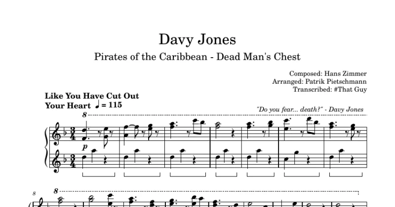 Pirates of the Caribbean - Dead Man’s Chest - Davy Jones