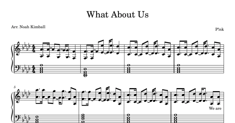 What About Us - Pink