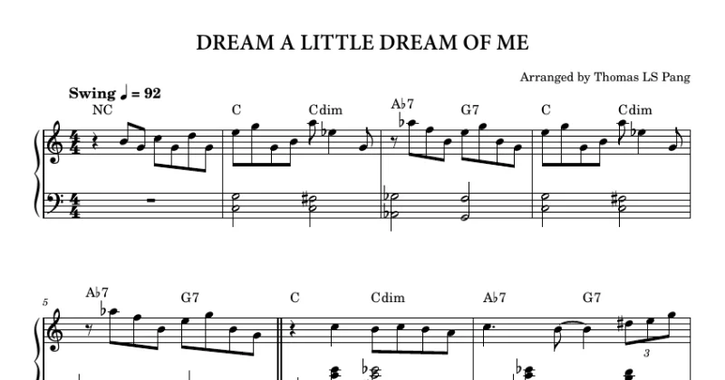 Dream A Little Dream of Me