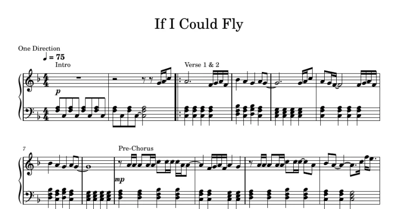 If I Could Fly- One Direction