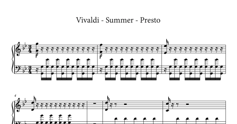 Vivaldi - Summer