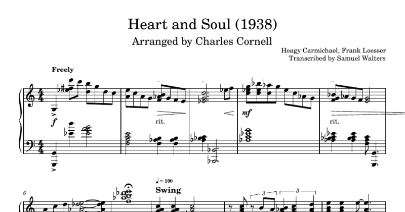 Heart And Soul - Hoagy Carmichael