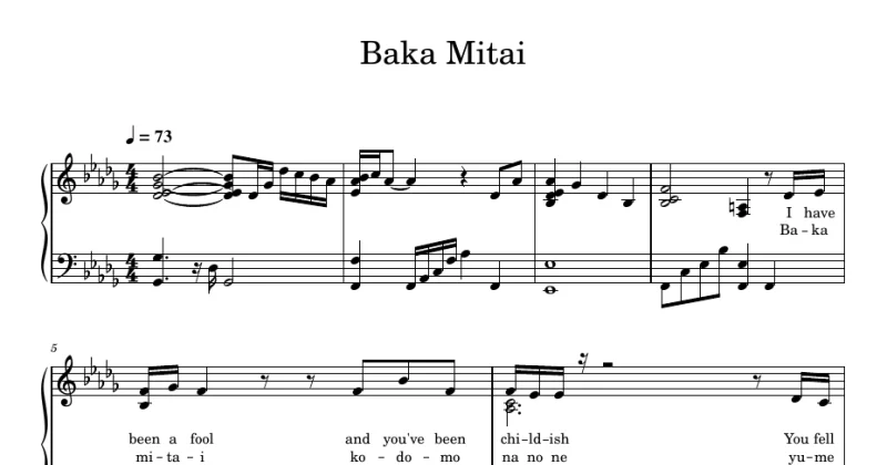 Baka Mitai - Mitsuharu Fukuyama