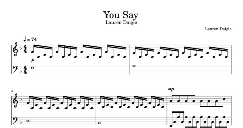 You Say - Lauren Daigle