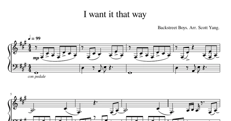 I Want It That Way