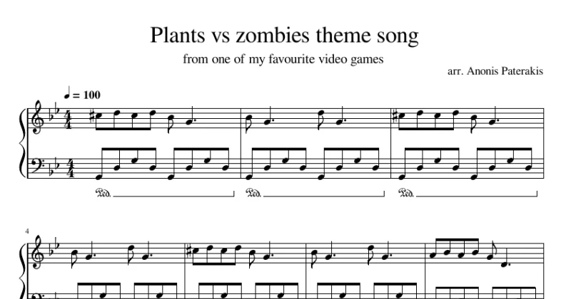 Plants Vs. Zombies Theme