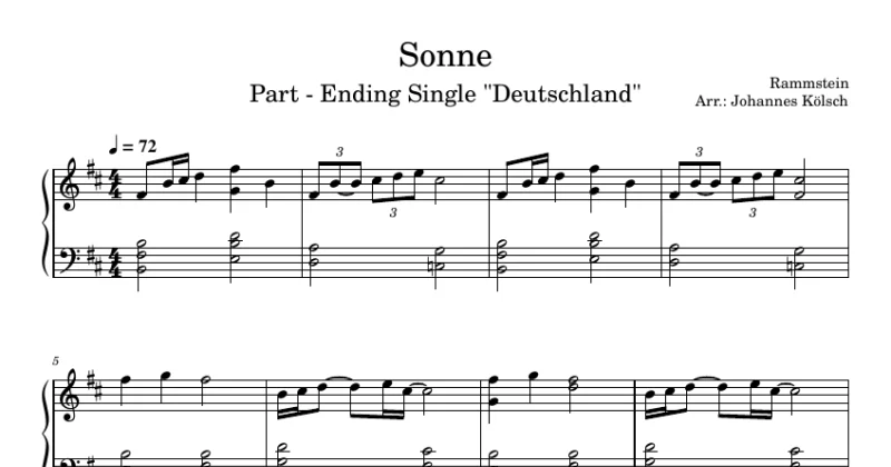 Sonne - Rammstein