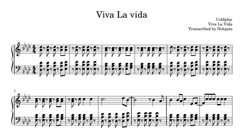 Viva la vida - Coldplay