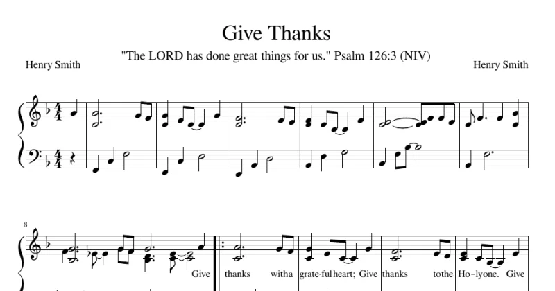 Give Thanks