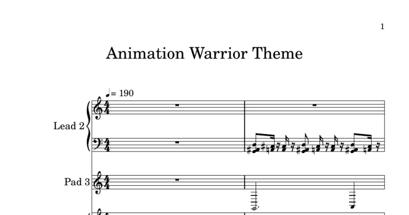Animation Warrior Theme