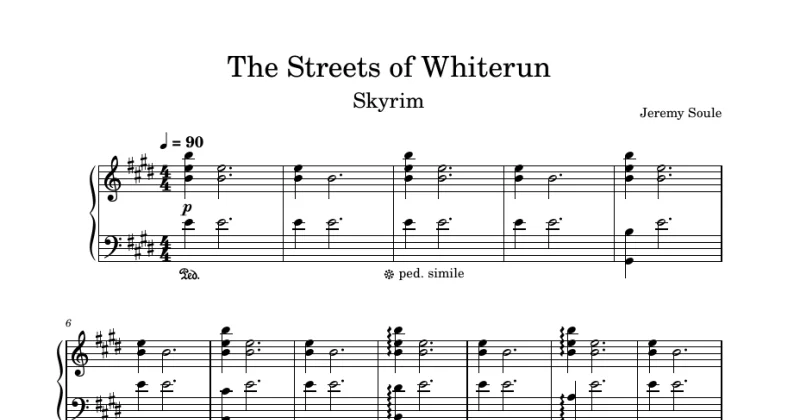 Skyrim - The Streets of Whiterun