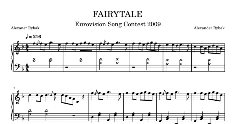 Fairytale - Alexander Rybak