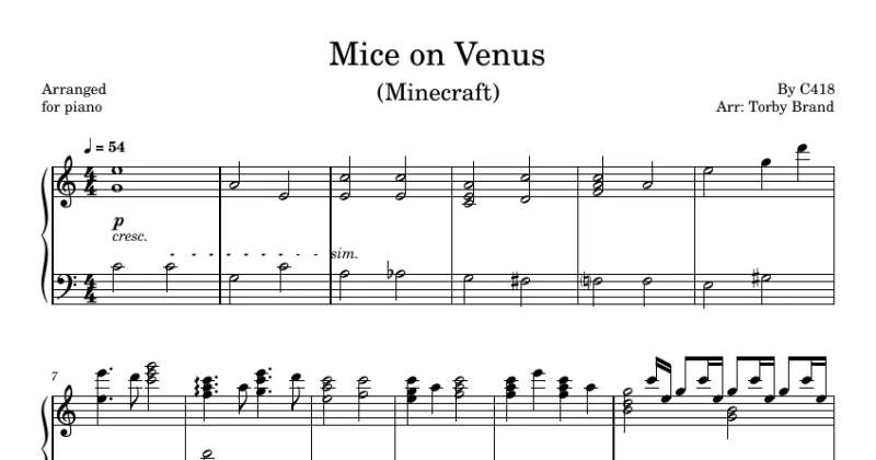 Mice on Venus (Minecraft) - C418
