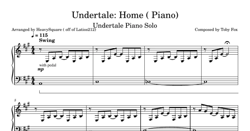Home (Undertale) - Toby Fox