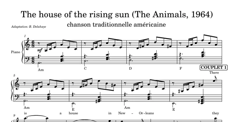 House Of The Rising Sun - The Animals