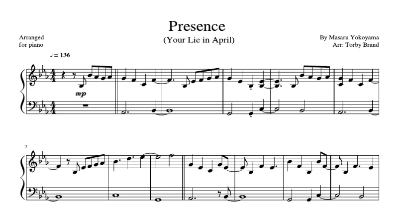 Presence (Otouto Mitai na Sonzai) - Your Lie in April | 四月は君の嘘