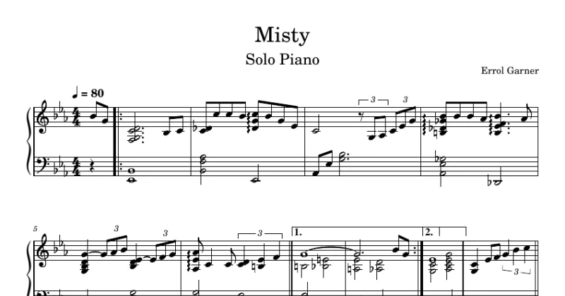 Misty - Erroll Garner