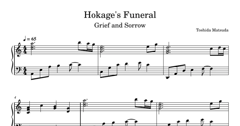 Hokage's Funeral - Naruto