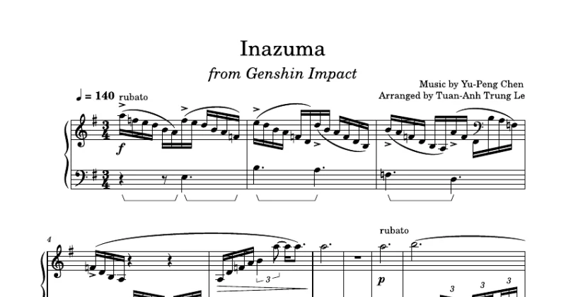 Inazuma Main Theme Song from Genshin Impact