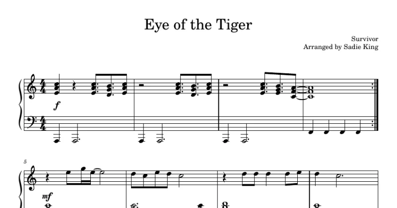 Eye of the Tiger - Survivor
