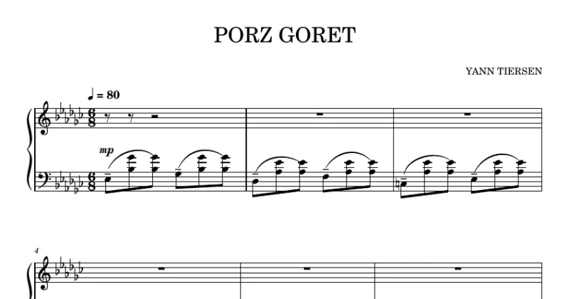 Porz Goret - Yann Tiersen