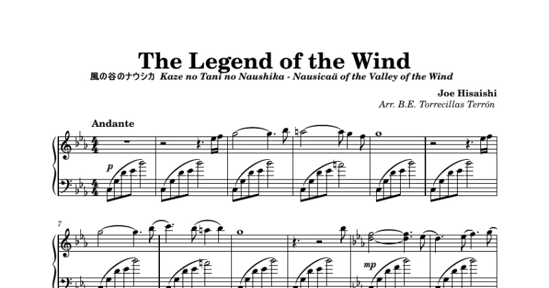 The Legend of the Wind - Nausicaä of the Valley of the Wind