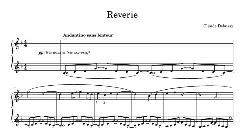 Rêverie - Claude Debussy