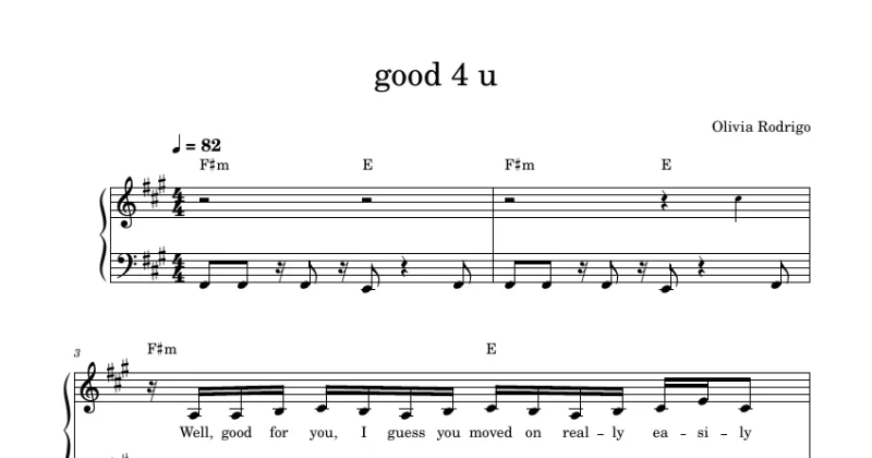 Good 4 U - Olivia Rodrigo