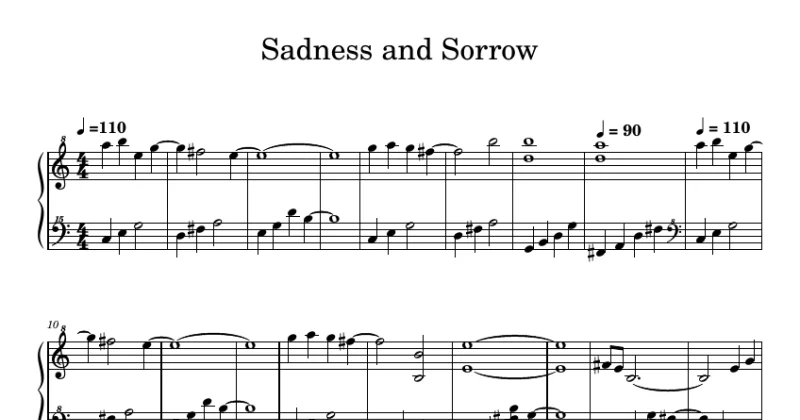 Sadness And Sorrow (Naruto) - Toshio Masuda