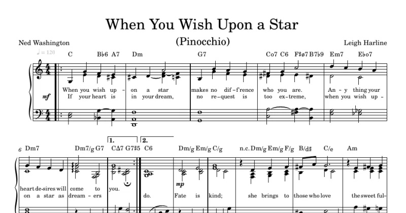 When You Wish Upon A Star (Pinocchio)