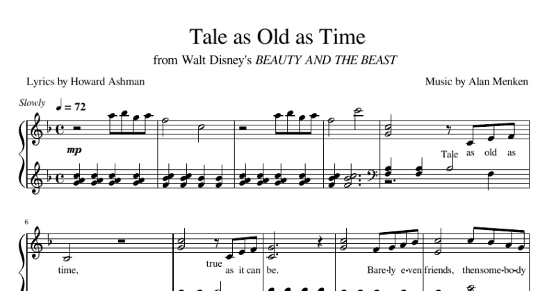 Tale as Old as Time (Beauty And The Beast)