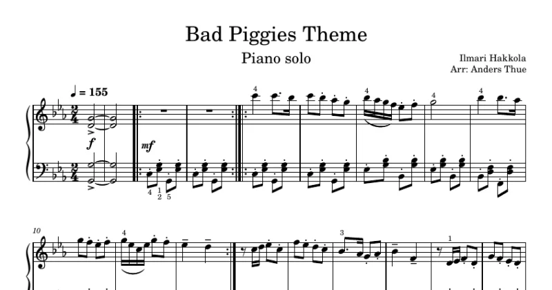 Bad Piggies Theme