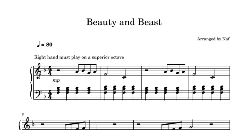 Beauty And The Beast - Alan Menken