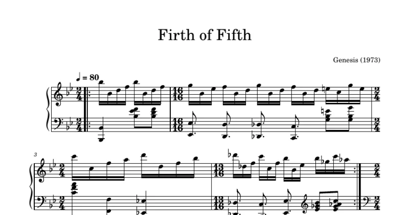 Firth Of Fifth - Genesis