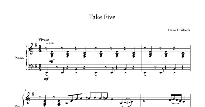 Take Five - Dave Brubeck
