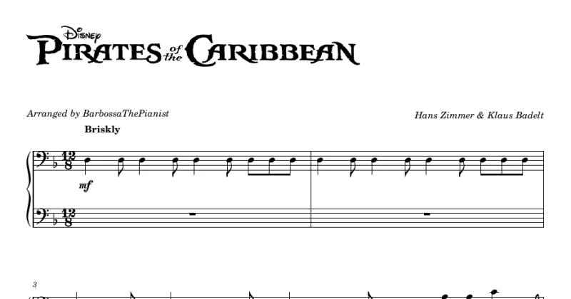 Pirates of the Caribbean: The Curse of the Black Pearl - He's A Pirate