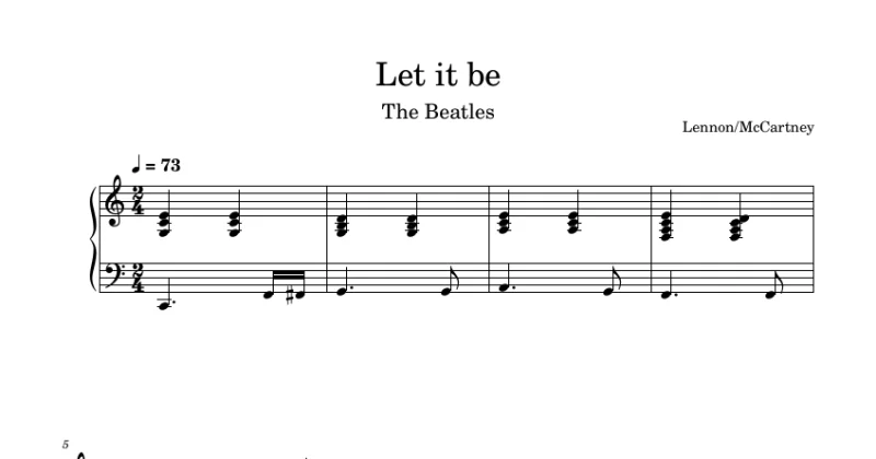 Let it be