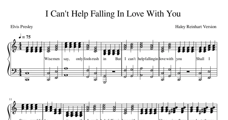 Cant Help Falling In Love (Haley Reinhart version)
