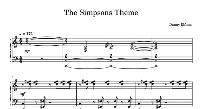 The Simpsons Theme - Danny Elfman