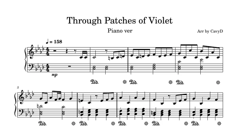 Through Patches Of Violet