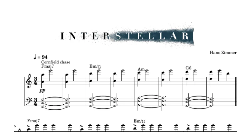Interstellar - Cornfield Chase - Hans Zimmer