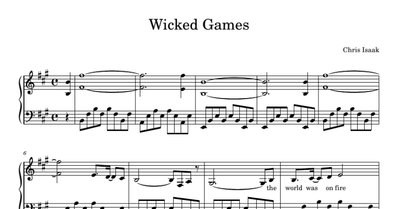 Wicked Game - Chris Isaak